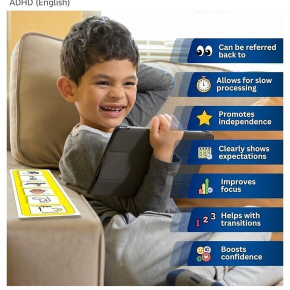 ASD Visual Morning Routine for special needs kids - Picture 3 of 7